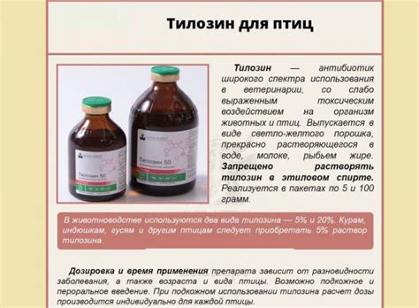 Тилозин для цыплят