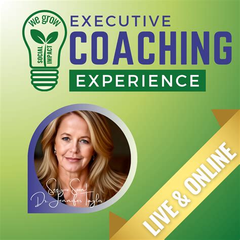 Executive Coaching Experience – We Grow Social Impact