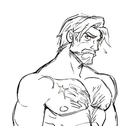 Pin By Gabriel Gray On Hot Mustache Anime Men Art Reference Poses