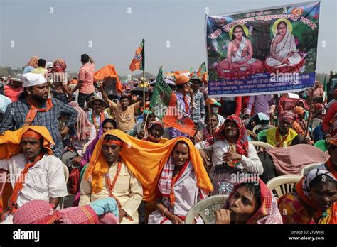 Kolkata India 07th Mar 2021 Bjp Bhartiya Janta Party Supporters