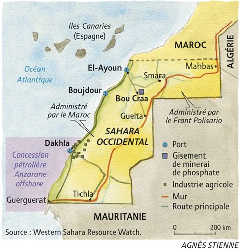 Le Sahara Occidental Et Ses Ressources Par Agnès Stienne Le Monde