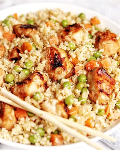 Better Than Takeout Chicken Fried Cauliflower Rice