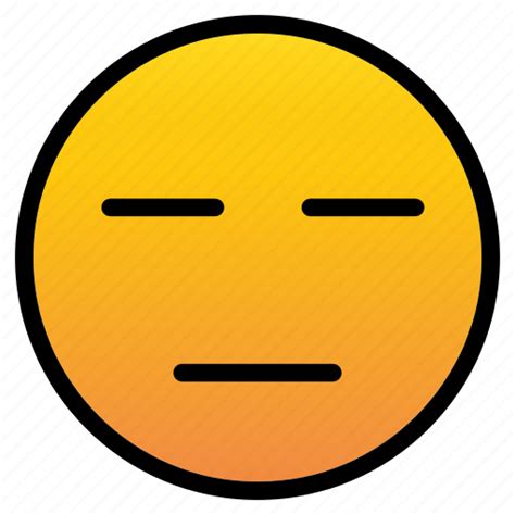 Expressionless Face Boring Face Bore Face Smiley Icon Download On