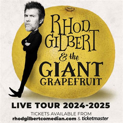 NEW LIVE TOUR FOR RHOD GILBERT 2024-2025 | Blue Jeans Management