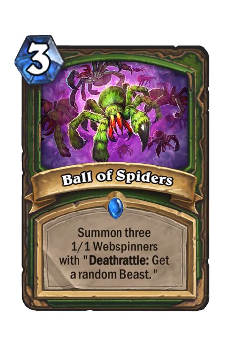 Ball Of Spiders Core Best Hearthstone Decks HSReplay Net