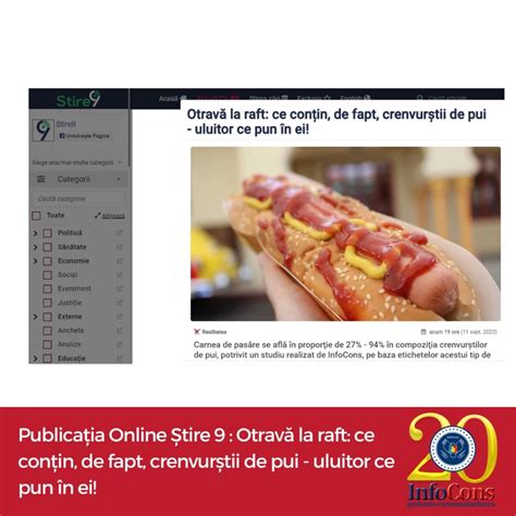 Publicația Online Știre 9 Otravă la raft ce conțin de fapt