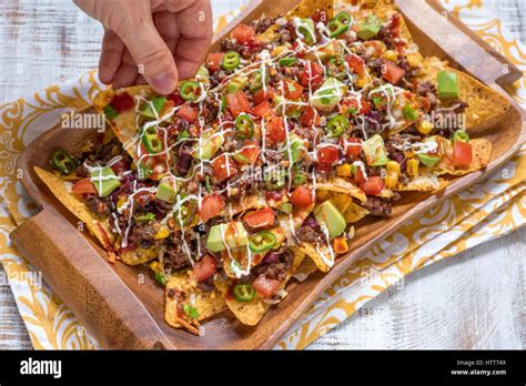 Nacho Mexicanos Tortillas De Ma Z Amarillo Duro Con Queso Carne