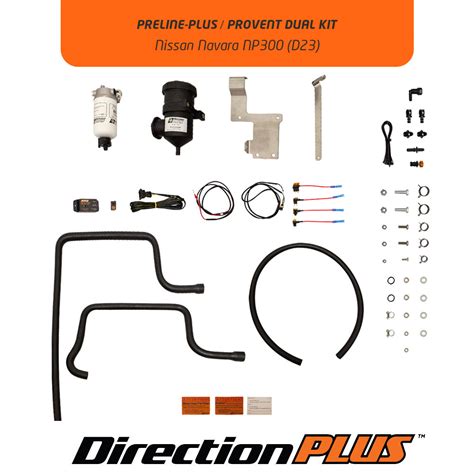 Preline Plus Pre Filter Provent Catch Can Kit Navara Np300