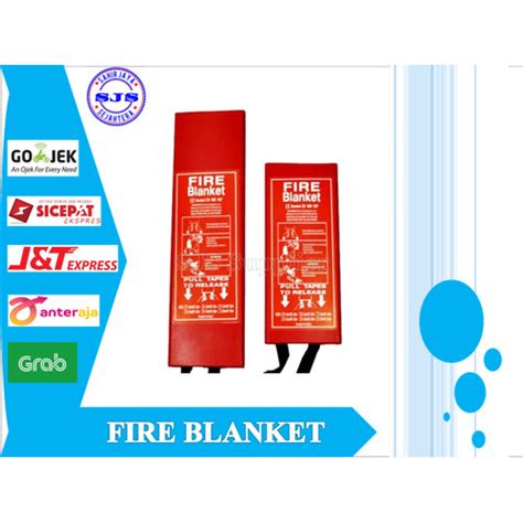 Promo Fire Blanket Selimut Pemadam Api Ukuran 1 2x1 2 1 2x1 8 1 8x1 8 1 2m X 1 2m Kota