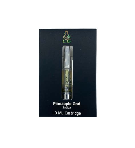 Cg Extracts Premium Cartridge Pineapple God 1ml Wtf Cannabis