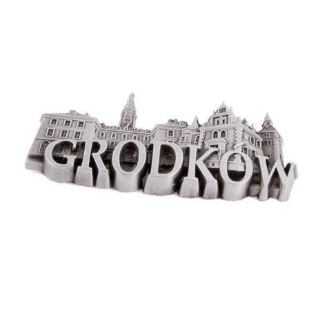 Magnes Metalowy Panorama Grodk W Pami Tki Z Polski Souvenirs From