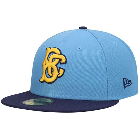 New Era Mens New Era Light Blue Brooklyn Cyclones Authentic Collection