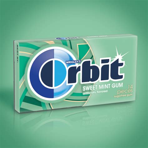 Orbit Sweet Mint Sugarfree Chewing Gum Multipack 3 Packs Orbit Gum