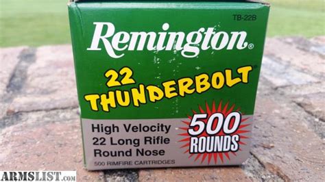 Armslist For Sale Remington Thunderbolt 22lr 500rd Box