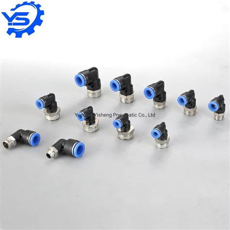 Pl Series Pneumatic Male Elbow Thread Pneumatic Fittings Air Quick