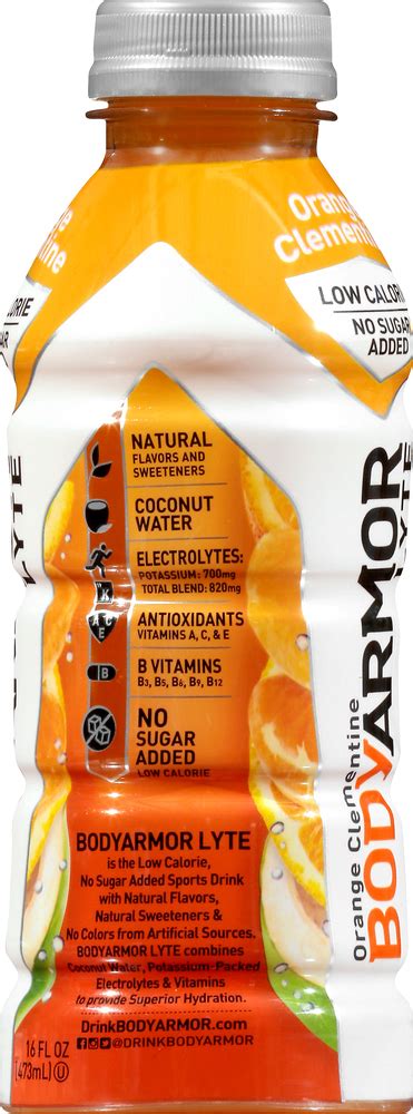 BodyArmor Lyte Sports Drink Orange Clementine Planogram Right