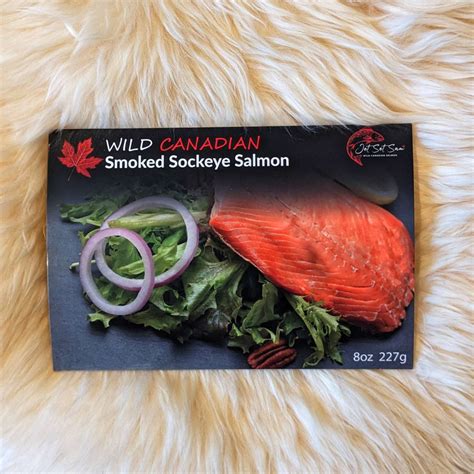 Wild Canadian Smoked Sockeye Salmon Smoked Salmon Vancouver Wild Canadian Salmon