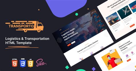 Transporto Logistics Transportation Html Template