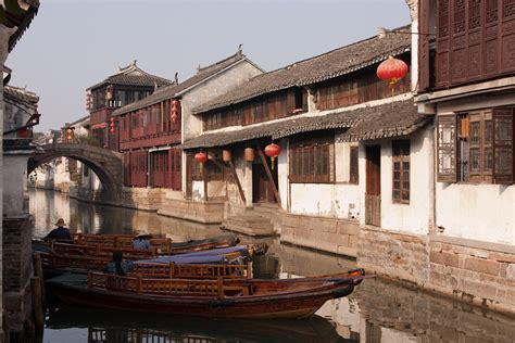 Canal in Zhouzhuang | From Wikipedia: Zhouzhuang is a popula… | Flickr