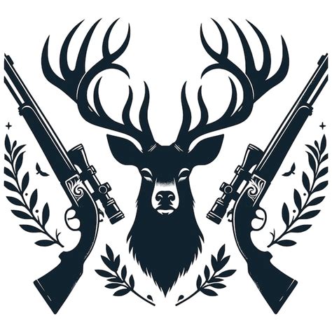 La tête du cerf SVG La chasse au cerf SV G Coupez le fichier Cricut le