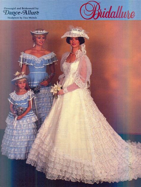 All Those Teeny Ruffles Dec 1983 Jan 1984 1980s Wedding Dress Wedding