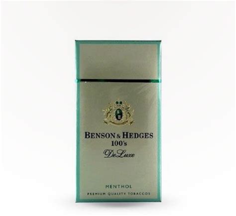 Benson And Hedges Deluxe Menthol S In Menthol Benson