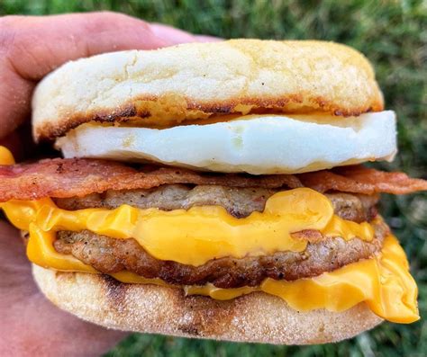 Sausage Egg Mcmuffin With Bacon At Rachaellmurray Blog