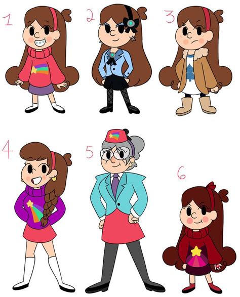 Mabel Au Designs By Minijen On Deviantart Gravity Falls Funny