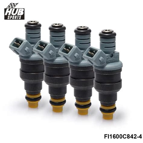 4PCS LOT High Performance Fuel Injector 0280150842 1600cc Fuel Injector