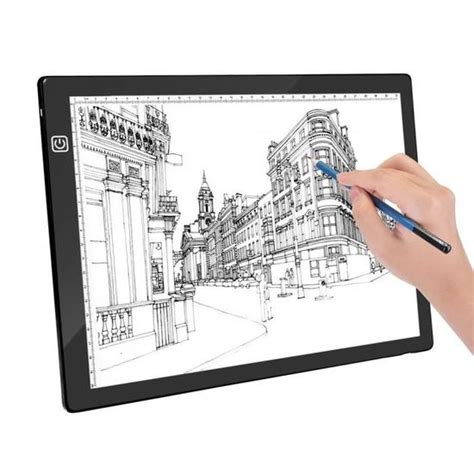 Tablette Lumineuse Led Pad Pour Dessiner Plaque Avec Luminosit