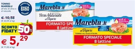 Mareblu Tonno All Olio Di Oliva O Al Naturale Offerta Di Esselunga