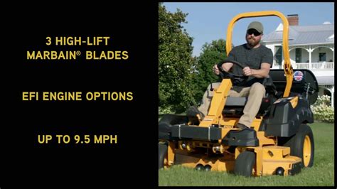 Cub Cadet Pro Z™ 100 Series Zero Turns Youtube