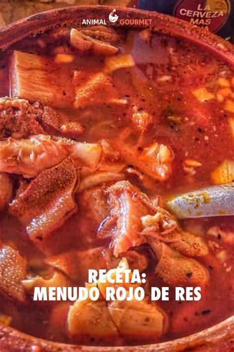 Receta De Menudo Rojo De Res Porque El Frío Sigue Otro Rato Animal