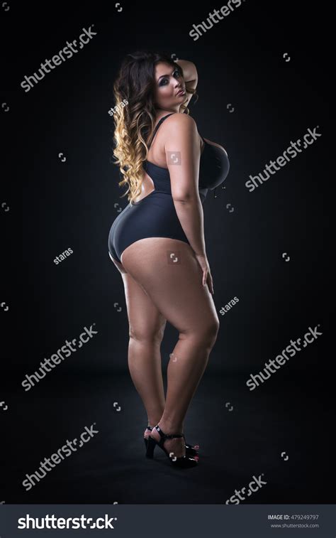 Plus Size Lingerie Model Images Stock Photos Vectors Shutterstock