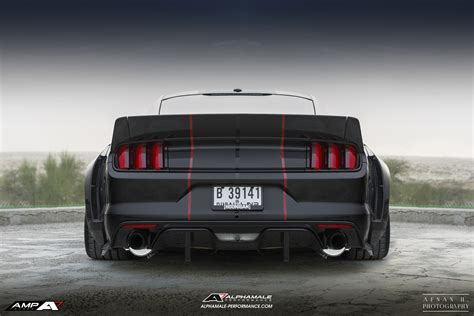 Alpha One S550 Widebody Mustang In Dubai On Amp 5v Forged Wheels The Baddest Of All Mustangs