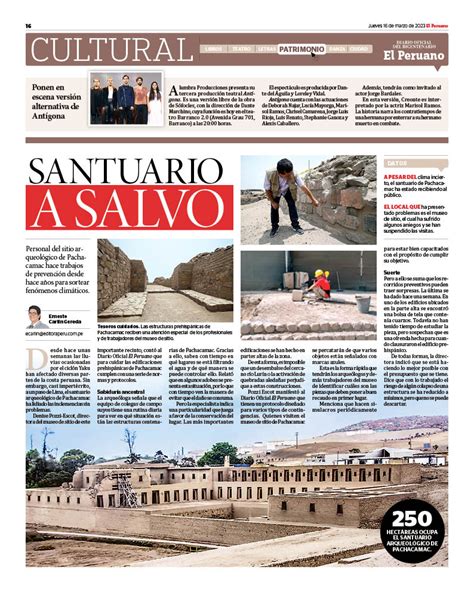 Diario El Peruano On Twitter Desde Hace Unas Semanas Las Lluvias