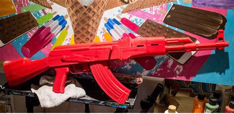 Hang A 3d Printed Kalashnikov Ak 47 On Your Wall Courtesy Of Reddit