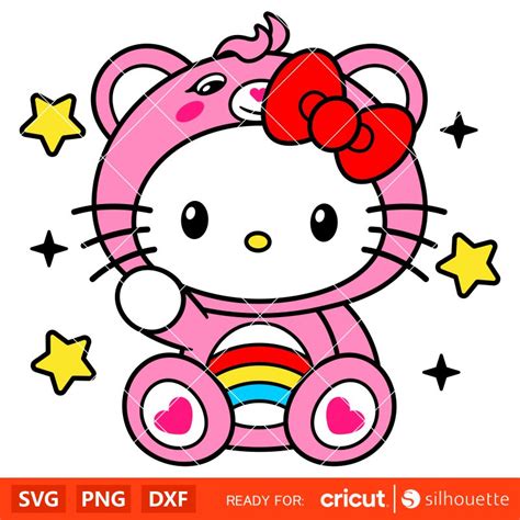 Hello Kitty Ovalery Svg