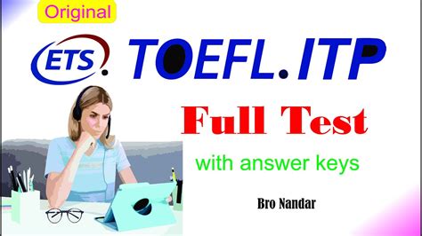 Toefl Itp Full Toefl Test Original Toefl Itp Test Youtube