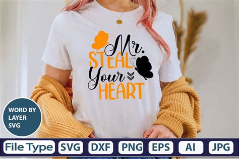 Mr Steal Your Heart Svg Cut File Graphic By Graphicpicker · Creative