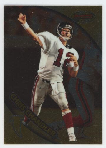 1997 Bowman Best Chris Chandler Atlanta Falcons 13 Ebay