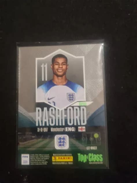 CARTE PANINI TOP Class 2024 Marcus Rashford Holo Giants England EUR 2