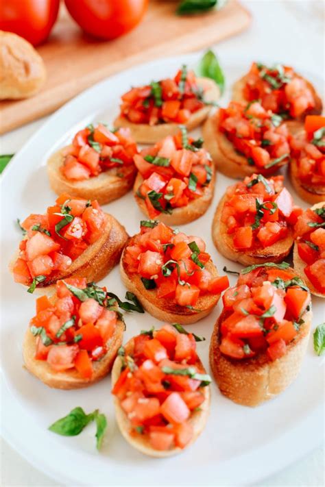 Easy Tomato And Basil Bruschetta Eat Yourself Skinny