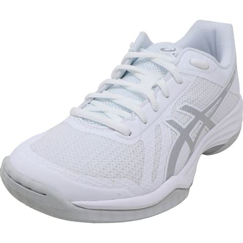 Asics Womens Gel Tactic White Silver Ankle High Tenni 7m Walmart