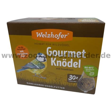 Welzhofer Gourmet Kn Del Mit Insekten Im Netz Wildvogelfutter Online