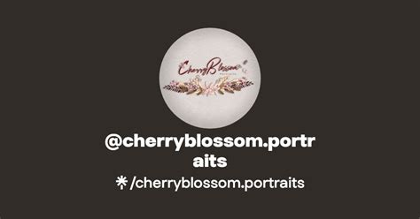 Cherryblossom Portraits Instagram Facebook TikTok Linktree