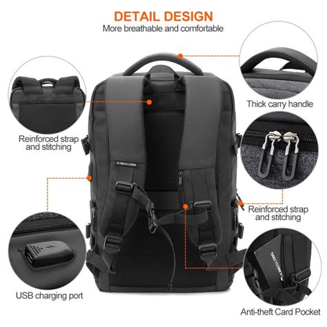 17 Inch Authority Laptop Backpack with USB Charging Port (KLB180812 ...