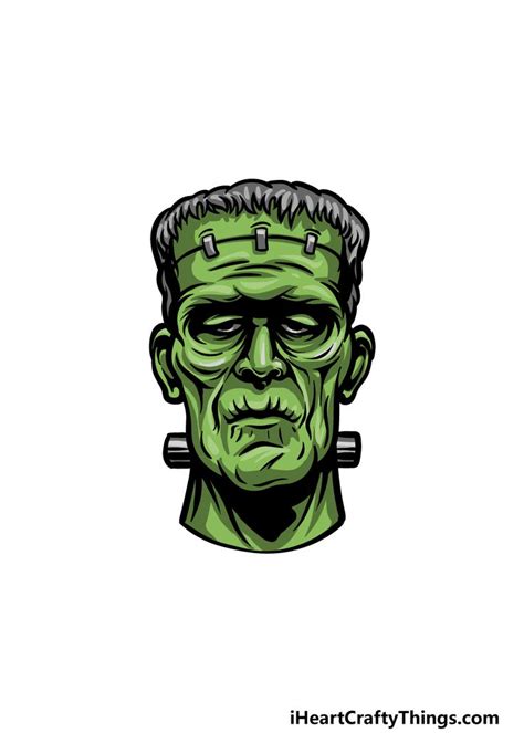 Frankenstein Drawing How To Draw Frankenstein Step By Step