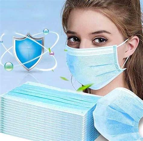 China Disposable 3 Ply Non Woven Protective Face Mask Anti Virus Mask