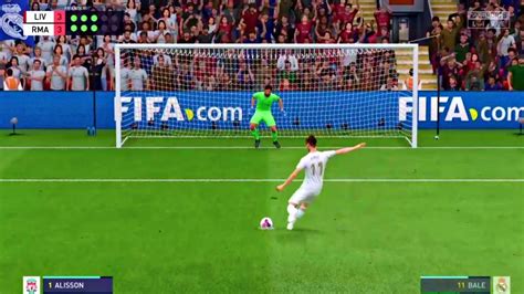 FIFA 2020 Penalty Shootout Real Madrid vs Liverpool - YouTube